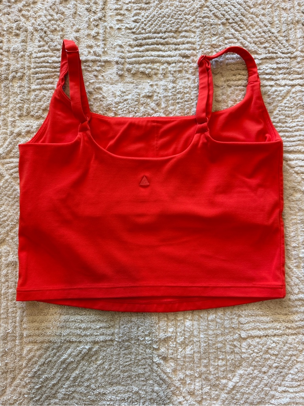 Vitality Burnt Orange Red Athletic Tank Built In Bra Approx Small